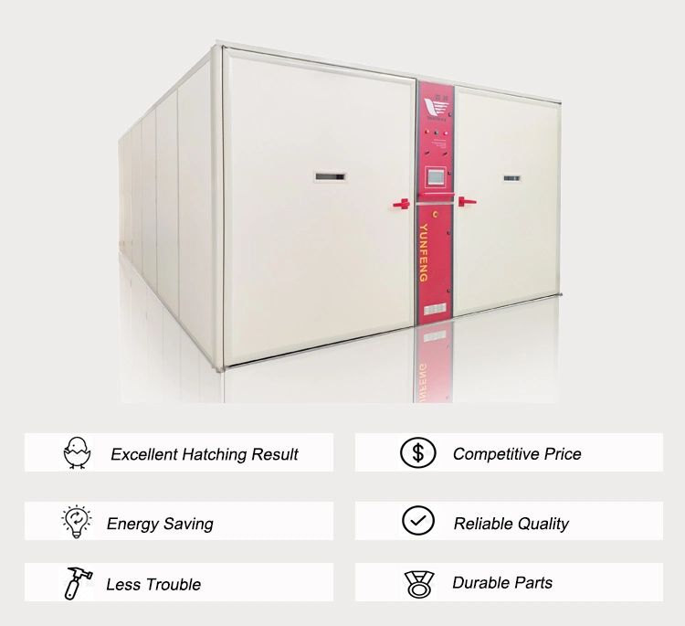 YFDF-115200 S-Line Singlestage Chicken Egg Incubators 115200 Egg Capacity